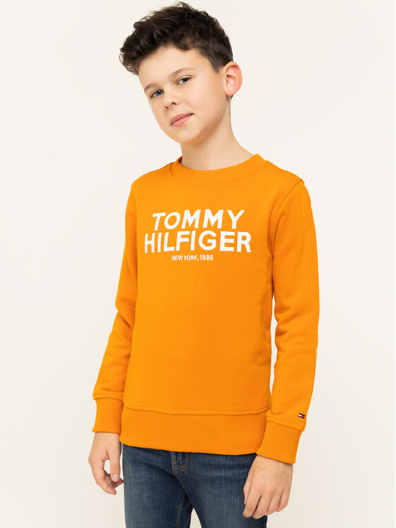 tommy hilfiger sweatshirt orange