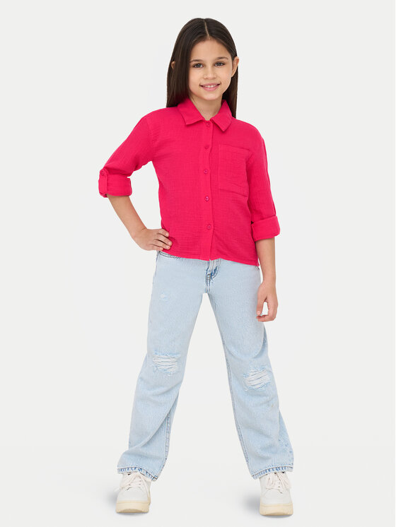 Kids ONLY Kids ONLY Košile Thyra 15325764 Růžová Regular Fit
