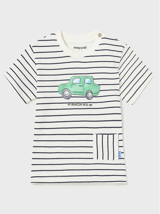 Mayoral Mayoral Тишърт 1024 Бежов Regular Fit