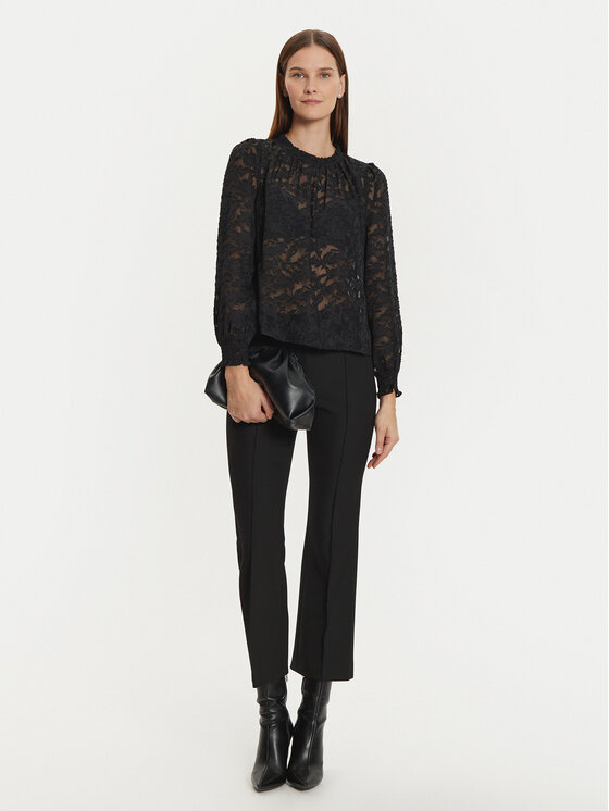 Morgan Morgan Särkpluus 242-OJOUR Must Regular Fit