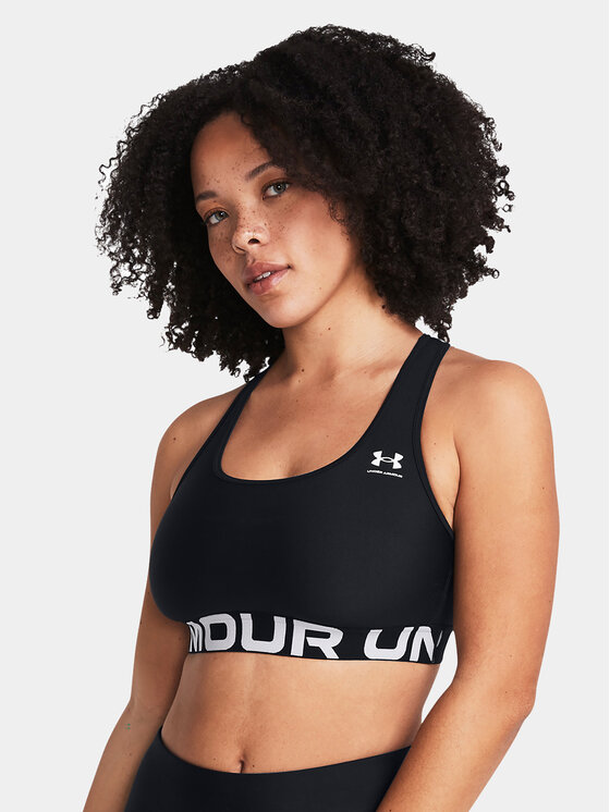 Under Armour Under Armour Sutien sport Ua Hg Authentics Mid Branded 1383544-001 Negru Compression Fit