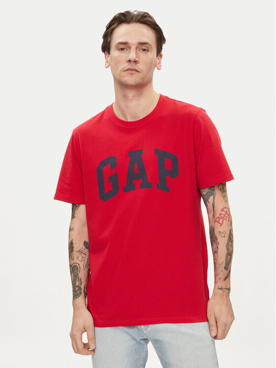 Gap Gap T-Shirt 856659-05 Červená Regular Fit
