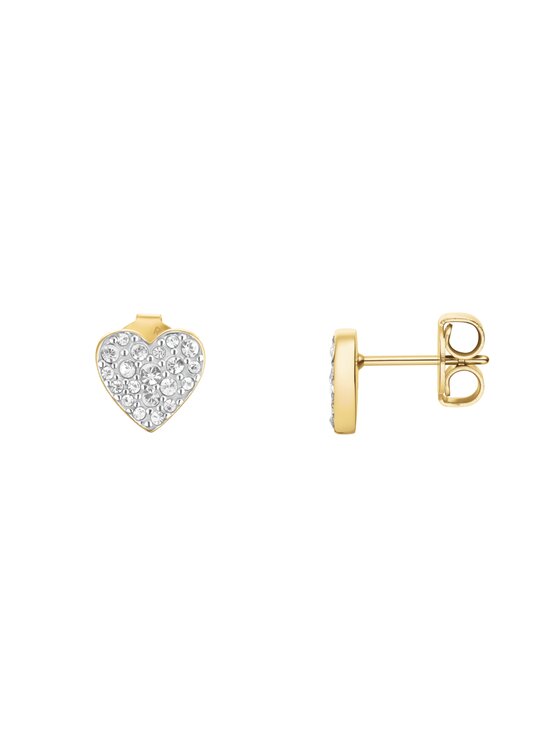 Rosefield Rosefield Kolczyki DIAMOND HEARTS Złoty