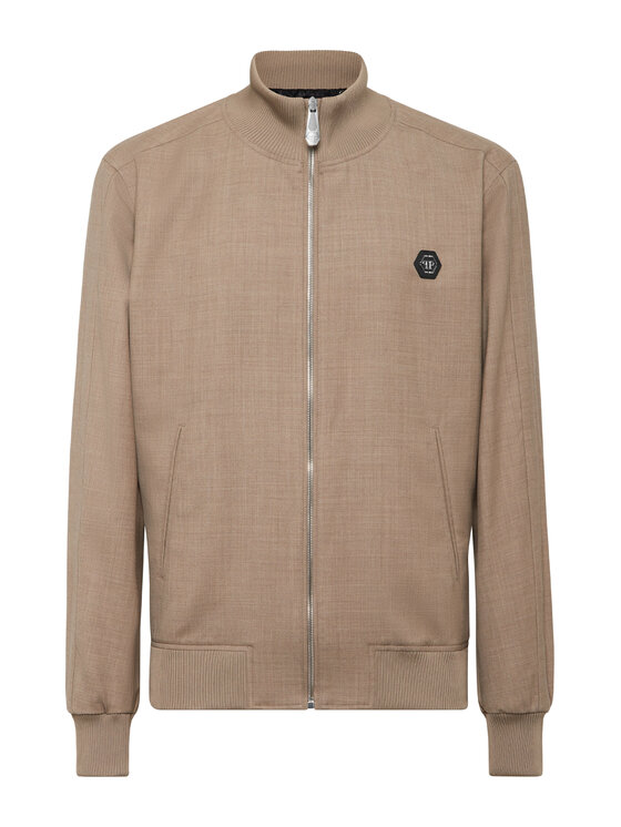 PHILIPP PLEIN PHILIPP PLEIN Kurtka puchowa 24507 Beżowy Regular Fit