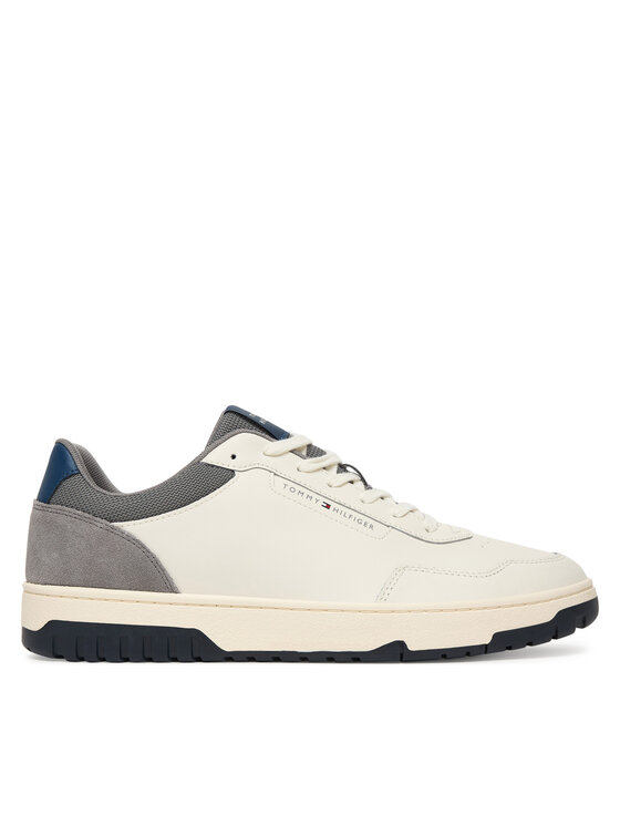 Tommy Hilfiger Tommy Hilfiger Sportcipők Th Basket Core Lite Lth/Suede FM0FM05714 Fehér