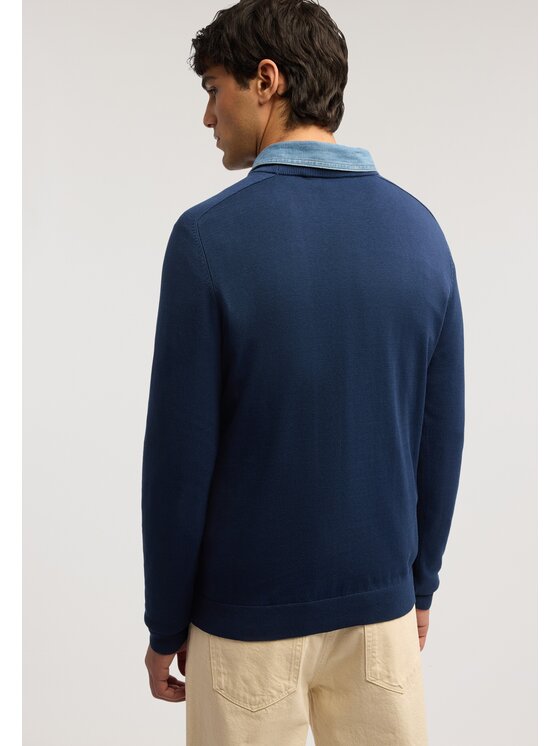 Trussardi Trussardi Sweter M0598000064N034 Niebieski Regular Fit