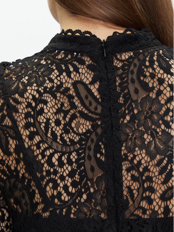 Vila Vila Ежедневна рокля 14109364 Черен Slim Fit