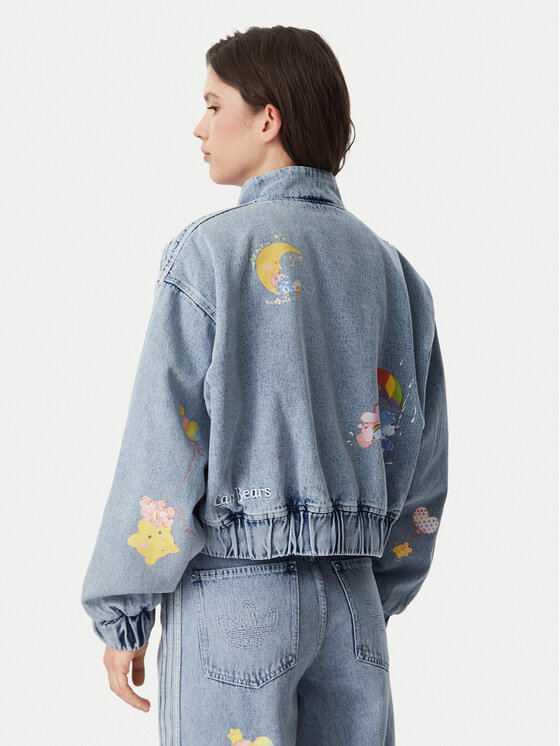 adidas adidas Дънково яке Care Bear KQ6747 Син Regular Fit