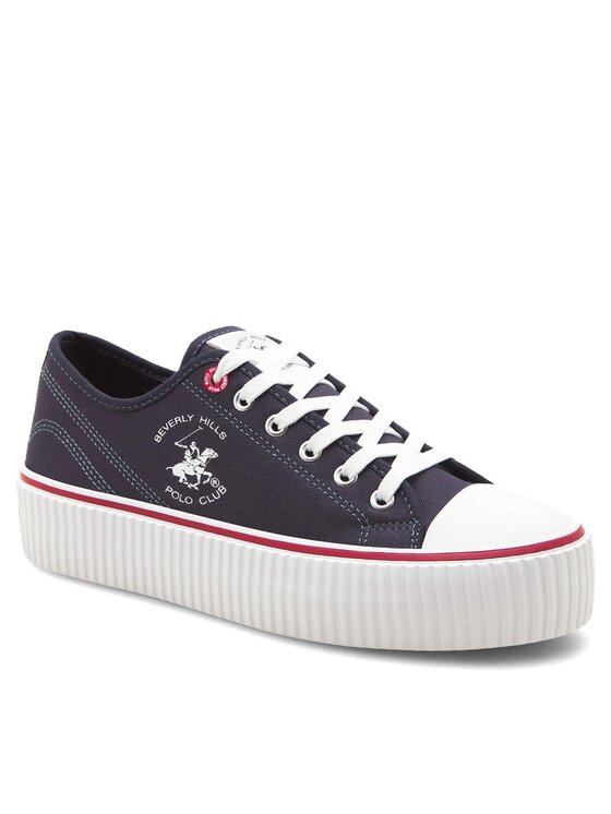 Beverly Hills Polo Club Beverly Hills Polo Club Sneakers aus Stoff W-BHPC027M Dunkelblau