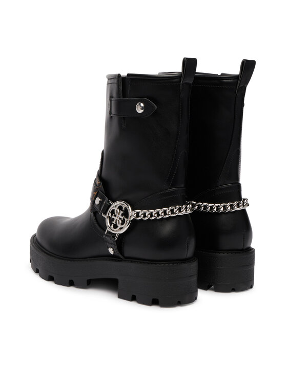 Guess Guess Botki FLFYAZ ELE10 Czarny