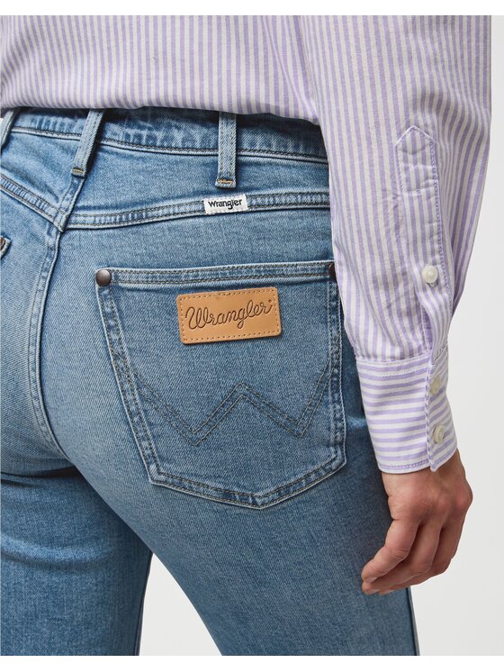 Wrangler Wrangler Jeansy STRAIGHT Niebieski Straight Fit