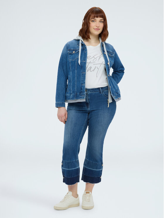 Fiorella Rubino Fiorella Rubino Jeansy P499T005269N024 Niebieski Flare Fit