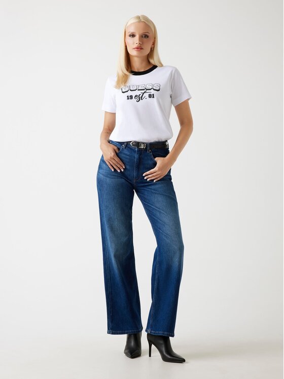 Guess Guess T-Shirt 178740 Biały Classic Fit