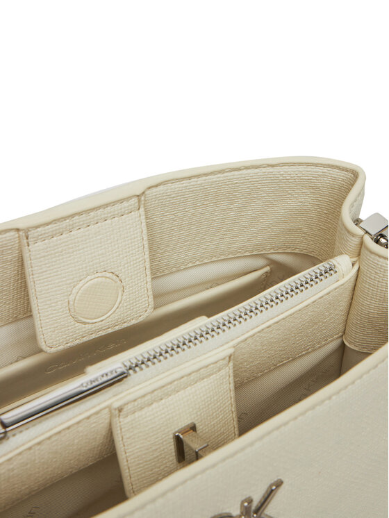 Calvin Klein Calvin Klein Torebka Ck Bucket Bag_Tex K60K613179 Biały