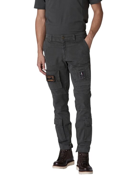 Aeronautica Militare Aeronautica Militare Pantaloni di tessuto Anti-G Verde Regular Fit