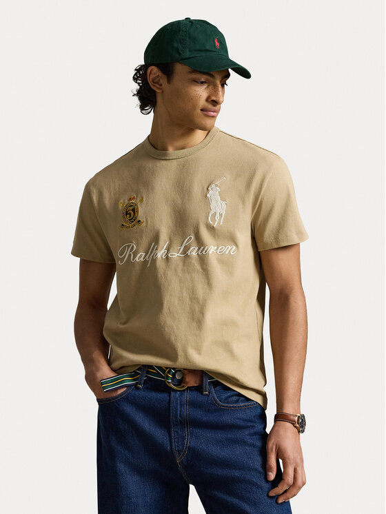 Polo Ralph Lauren Tricou 710B20010003 Bej Regular Fit