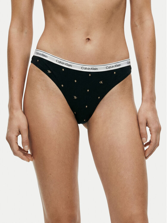 Calvin Klein Underwear Calvin Klein Underwear Chilot tanga 000QD5043E Negru