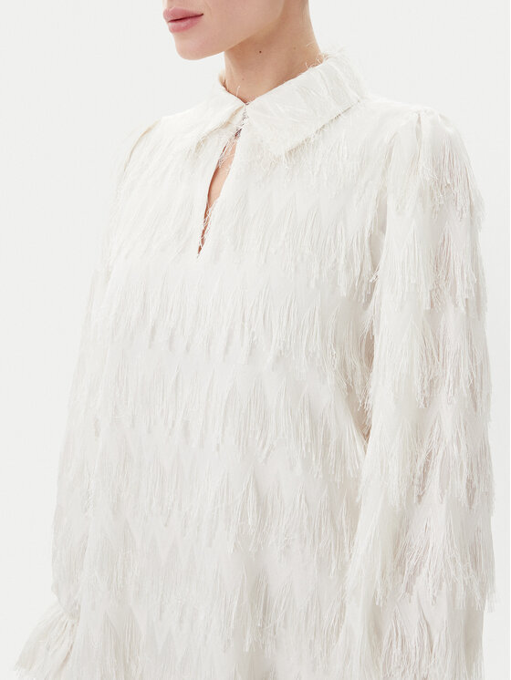 Bruuns Bazaar Bruuns Bazaar Kokteilinė suknelė Armade BBW4396 Balta Regular Fit