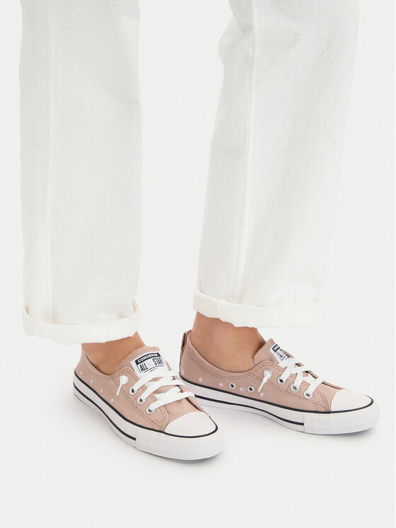 Converse Converse Plátěnky Chuck Taylor All Star Shoreline Embroidered Stars A17778C Hnědá