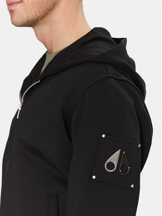 Moose Knuckles Moose Knuckles Felpa Hartsfield M14MS609 Nero Regular Fit