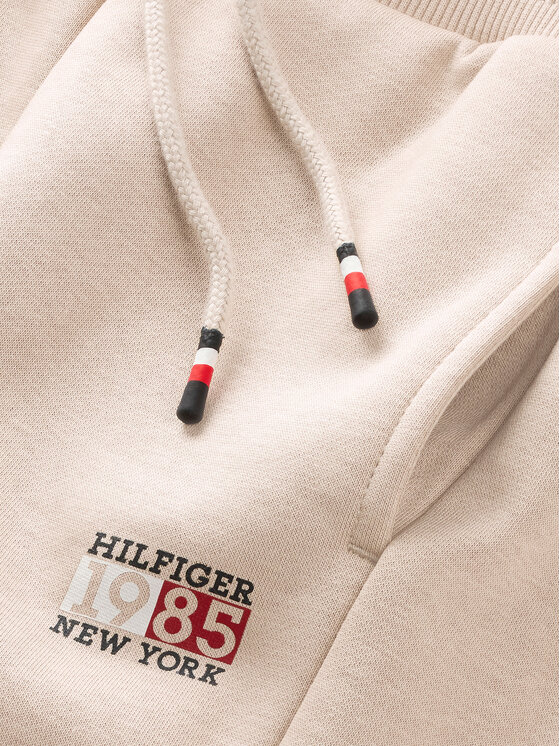 Tommy Hilfiger Tommy Hilfiger Spodnie dresowe KB0KB08475 S Beżowy Regular Fit