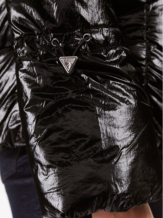 Guess Guess Μπουφάν χειμωνιάτικο W3BL25 WFR90 Μαύρο Regular Fit