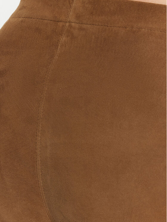 Serge Pariente Serge Pariente Nahkpüksid Strechy Vs Pruun Slim Fit
