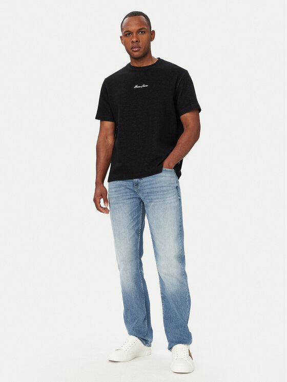 Guess Jeans Guess Jeans Tričko M6YP09 K4177 Čierna Regular Fit