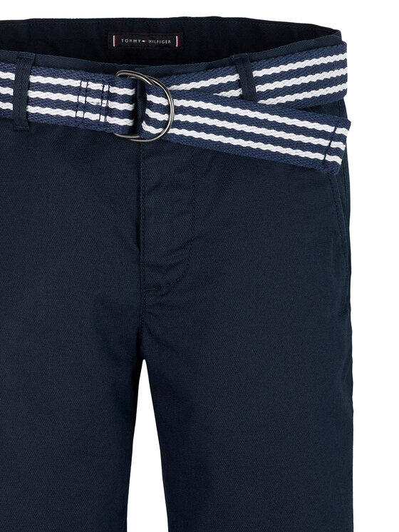 Tommy Hilfiger Tommy Hilfiger Pantalon scurți din material KB0KB09474 Bleumarin Regular Fit