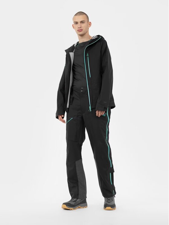 4F 4F Spodnie narciarskie H4Z22SPMN005-22S Czarny Regular Fit