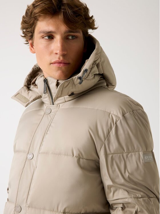 Guess Guess Μπουφάν μεταβατικό 168867 Καφέ Classic Fit
