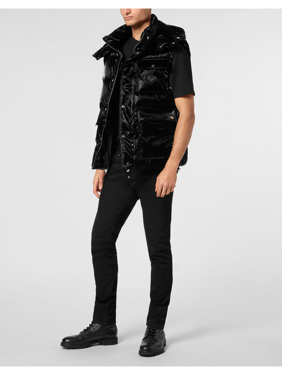 PHILIPP PLEIN PHILIPP PLEIN Gilet 22887 Nero Regular Fit