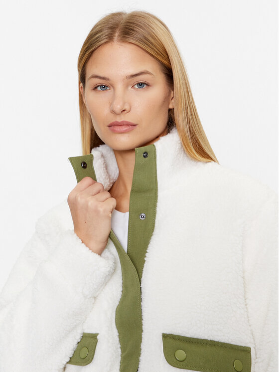 Vans Vans Übergangsjacke Tevis Sherpa Jacket VN00075F Écru Regular Fit