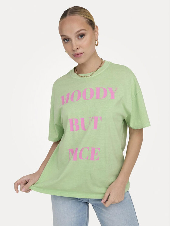 ONLY ONLY T-särk Rilly 15316994 Roheline Regular Fit