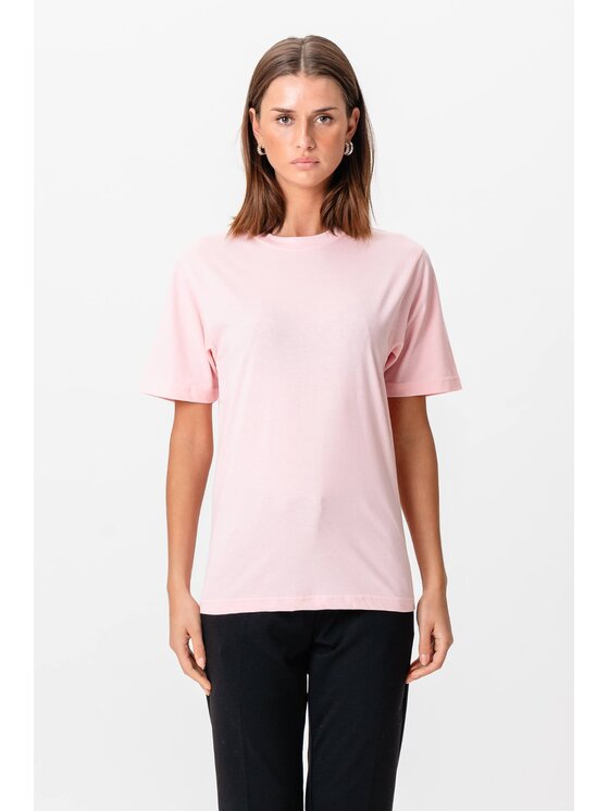 TeeShoppen TeeShoppen T-Shirt 'Oversized Collection' Różowy Oversize