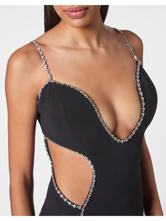 PHILIPP PLEIN PHILIPP PLEIN Sukienka wieczorowa 3467 Czarny