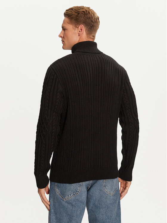 Guess Guess Rollkragenpullover M4BR18 Z3HD1 Schwarz Regular Fit