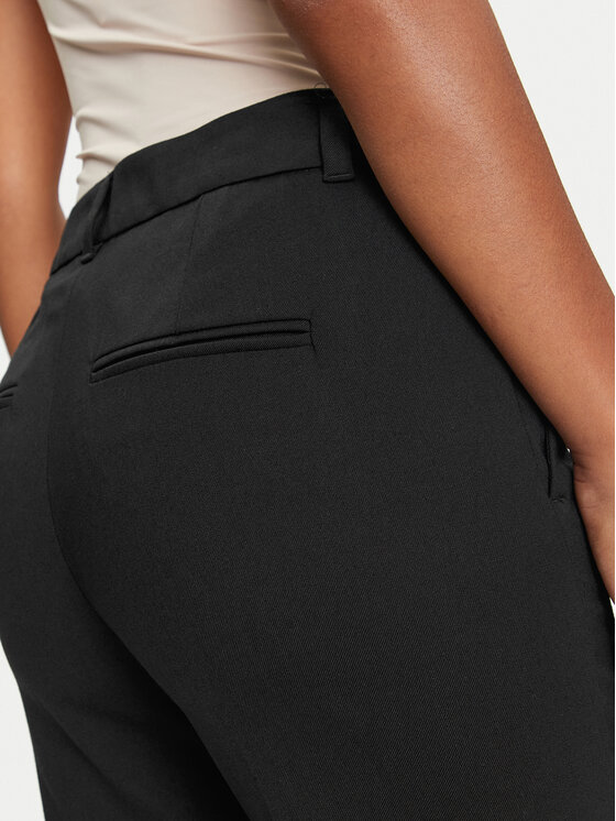 Marella Marella Spodnie materiałowe Folle 2423136241 Czarny Regular Fit