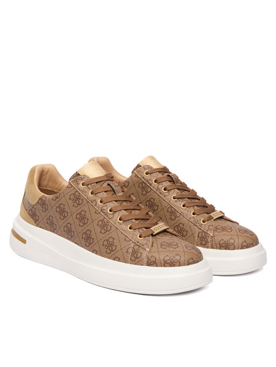 Guess Guess Sneakersy FMPELA FAL12 Hnědá