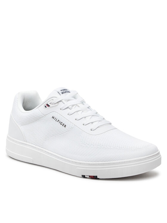 Tommy Hilfiger Tommy Hilfiger Sneakersy Modern Cup Knit Rwb FM0FM04942 Bílá