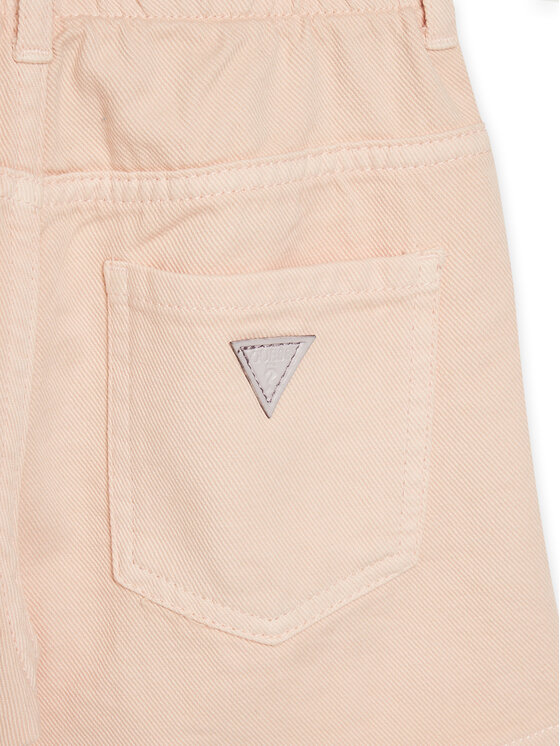 Guess Guess Spodnie materiałowe J5GD15 WH630 Różowy Regular Fit