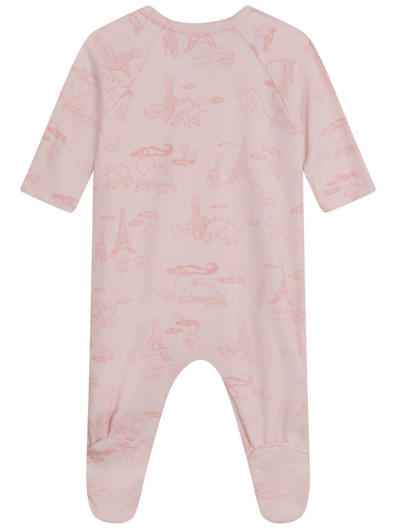 Kenzo Kids Kenzo Kids Marškinėlių ir šortų komplektas K98101 Balta Regular Fit
