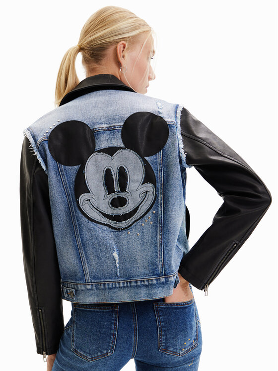 Desigual Desigual Jeansjacke 23SWED49 Blau Regular Fit