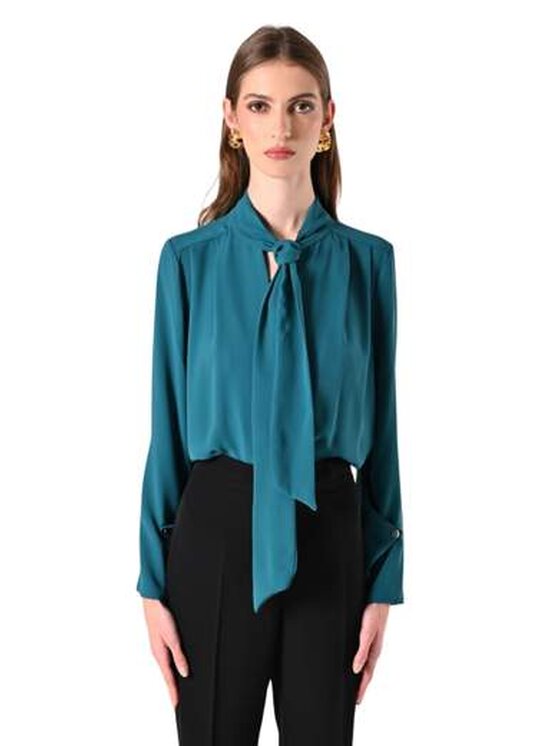 Rinascimento Rinascimento Πουκάμισο camicia donna Πράσινο Regular Fit
