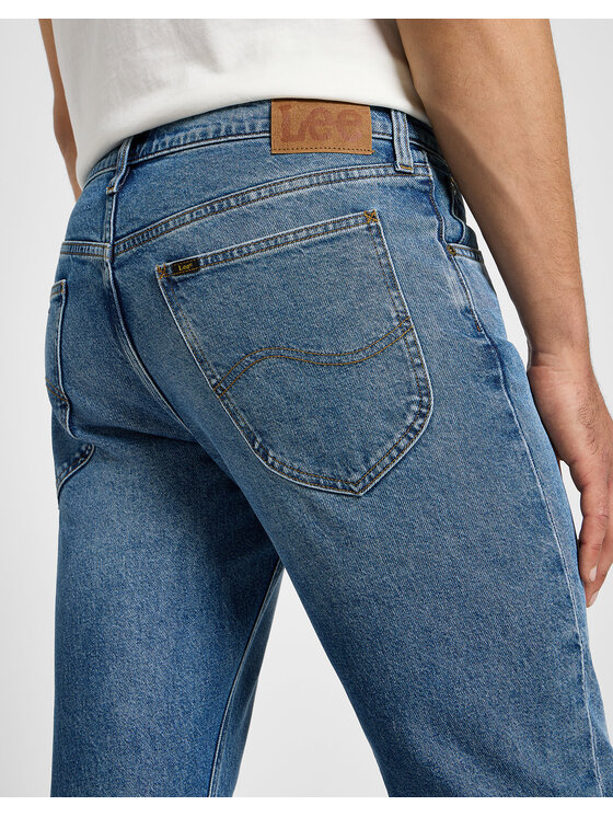 Lee Lee Jeansy DAREN ZIP FLY Niebieski Regular Fit
