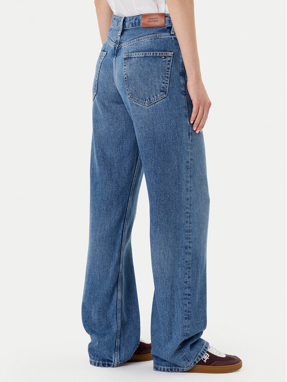 Tommy Hilfiger Tommy Hilfiger Jeans hlače WW0WW47151 Modra Loose Fit