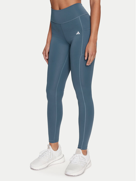 Női Leggings adidas, Méret: L, Kék, Optime IT9110