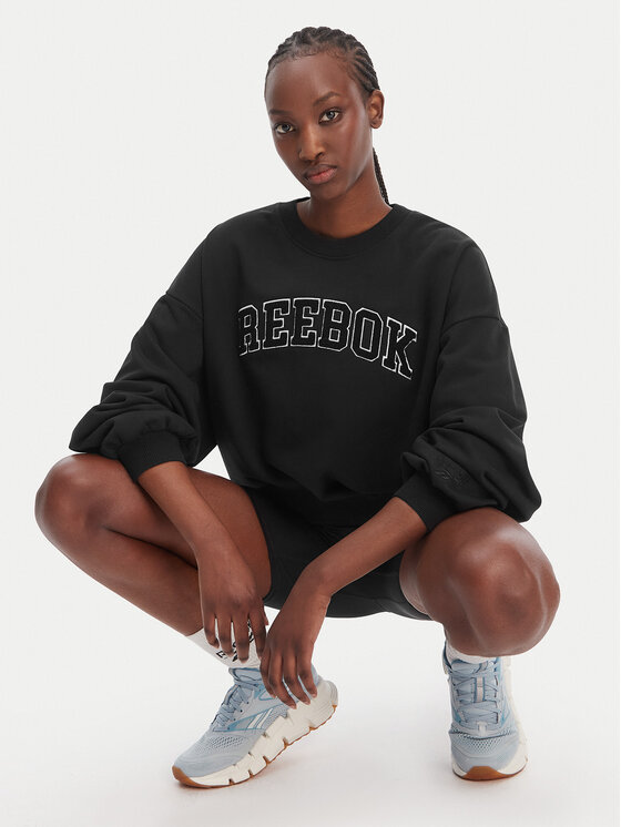 Reebok Reebok Світшот Reebok x Ewa Chodakowska RK25622CCW Чорний Relaxed Fit
