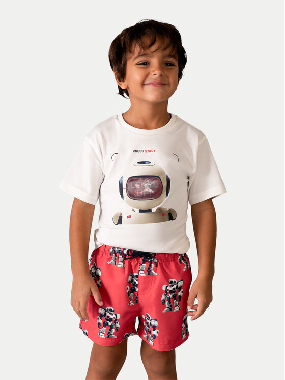 Mayoral Mayoral Ujumisšortsid 3611 Punane Regular Fit