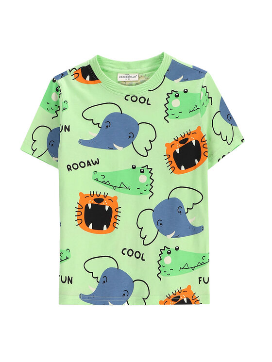 Coccodrillo T-Shirt WC5143208VBD Zielony Regular Fit